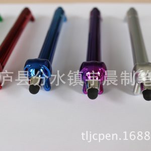 電容手寫筆_供應(yīng)時尚創(chuàng)意小狗觸控筆uv鍍觸屏筆小狗電容