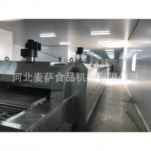 蛋糕生產(chǎn)線_廠家直銷食品廠隧道爐燃氣集中供風式隧道爐面包蛋糕生產(chǎn)線