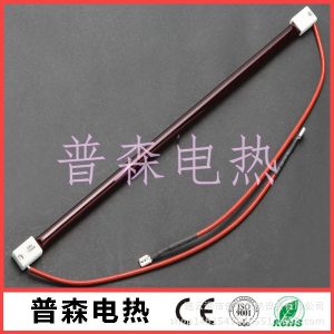 石英加熱器_紅外線隧道爐加熱紅寶石鹵素電熱管石英加熱器烘干機加熱管
