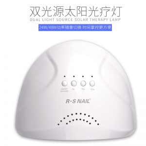 美甲機(jī)、光療燈_48W美甲燈光療機(jī)SUNone陽光1號(hào)光療燈感應(yīng)速干UVLED美甲烤燈